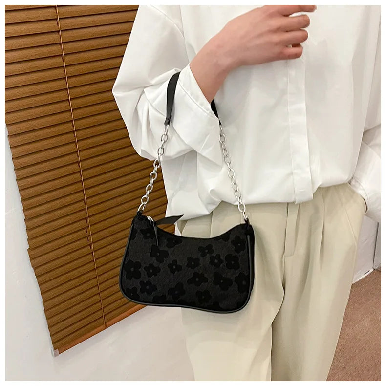 KOVE Amara Jacquard Shoulder Bag