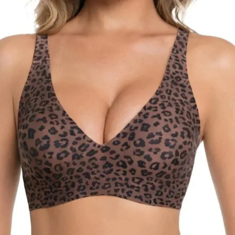 Push Up Leopard Bra