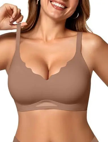 Scalloped Push Up Bra