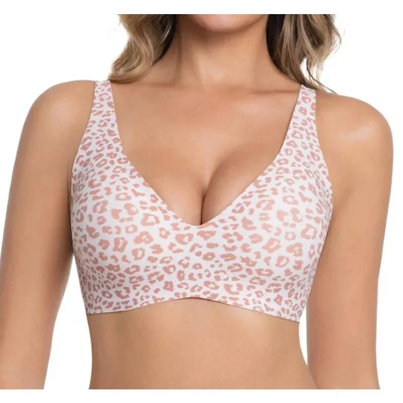 Push Up Leopard Bra