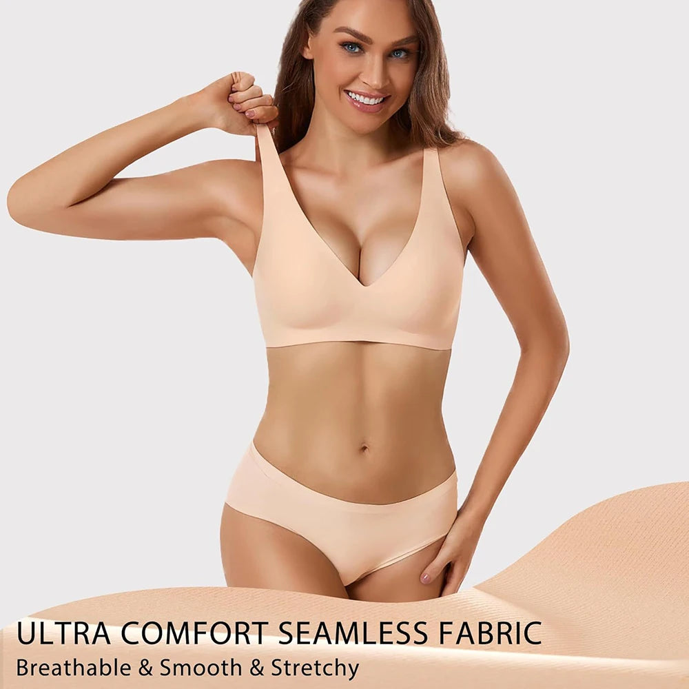 Seamless V Everyday Jelly Bra