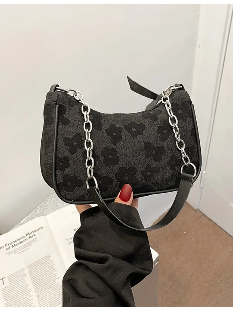 KOVE Amara Jacquard Shoulder Bag
