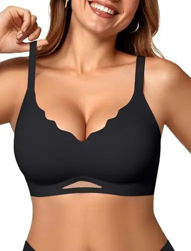 Scalloped Push Up Bra