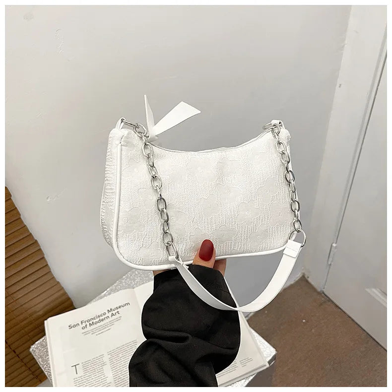 KOVE Amara Jacquard Shoulder Bag